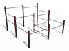 Паркур комплекс из 15 турников
